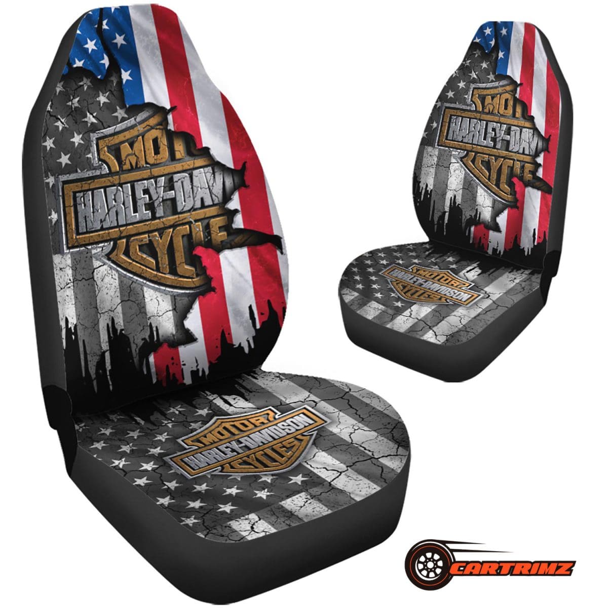 Harley Davidson Car Seat Covers Ride in Style with Iconic Branding