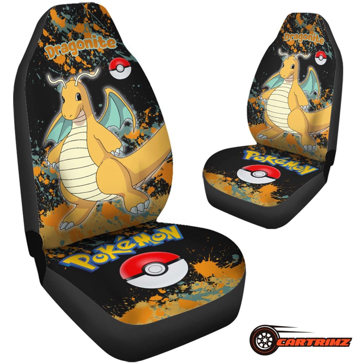 Pokémon Car Seat Covers Vibrant Designs for True Pokémon Lovers