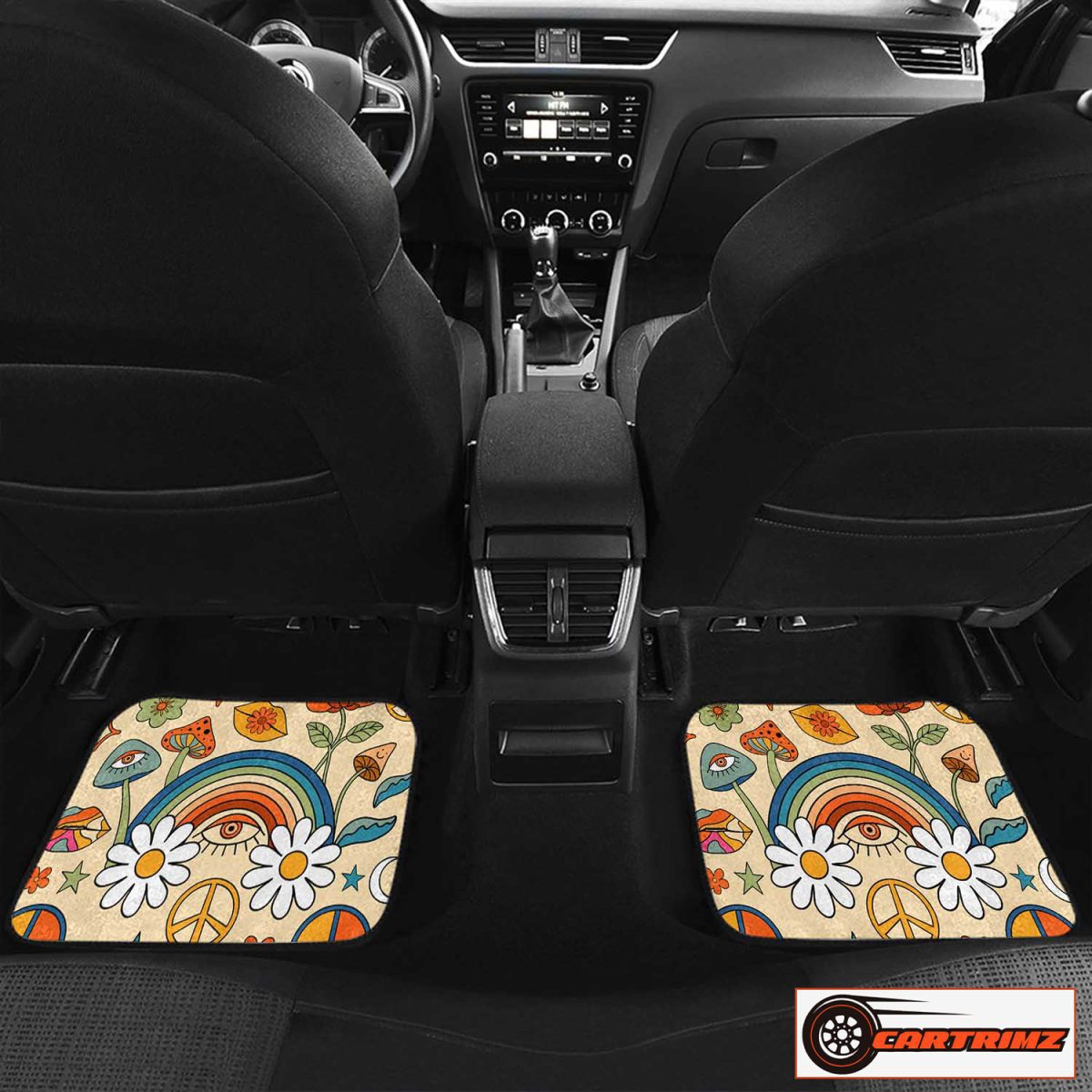 Cartrimz Hippie Car Seat Covers Retro Vibes for Your Ride