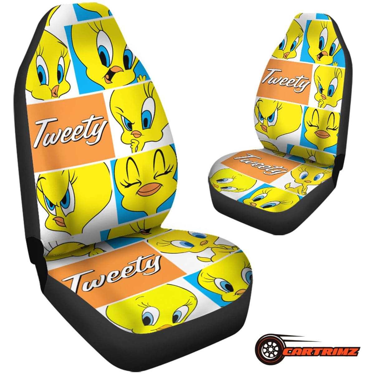 Tweety Bird Car Seat Covers Add a Touch of Cartoon Nostalgia