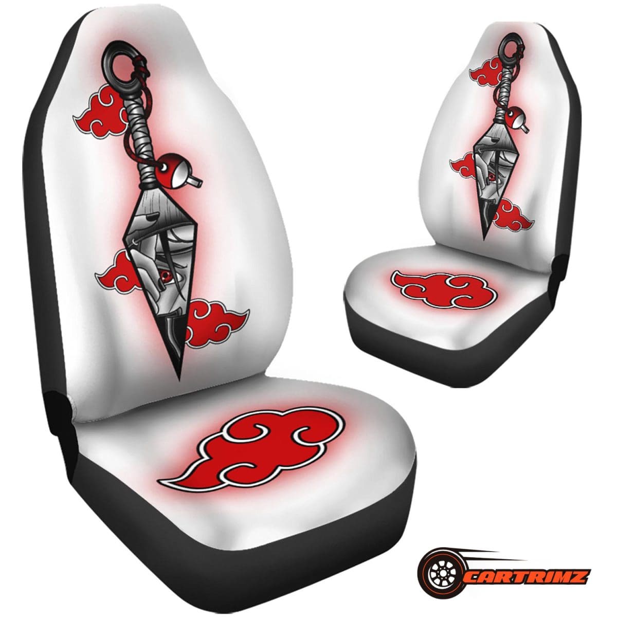 Akatsuki Car Seat Covers Show Your Loyalty to the Dark Side