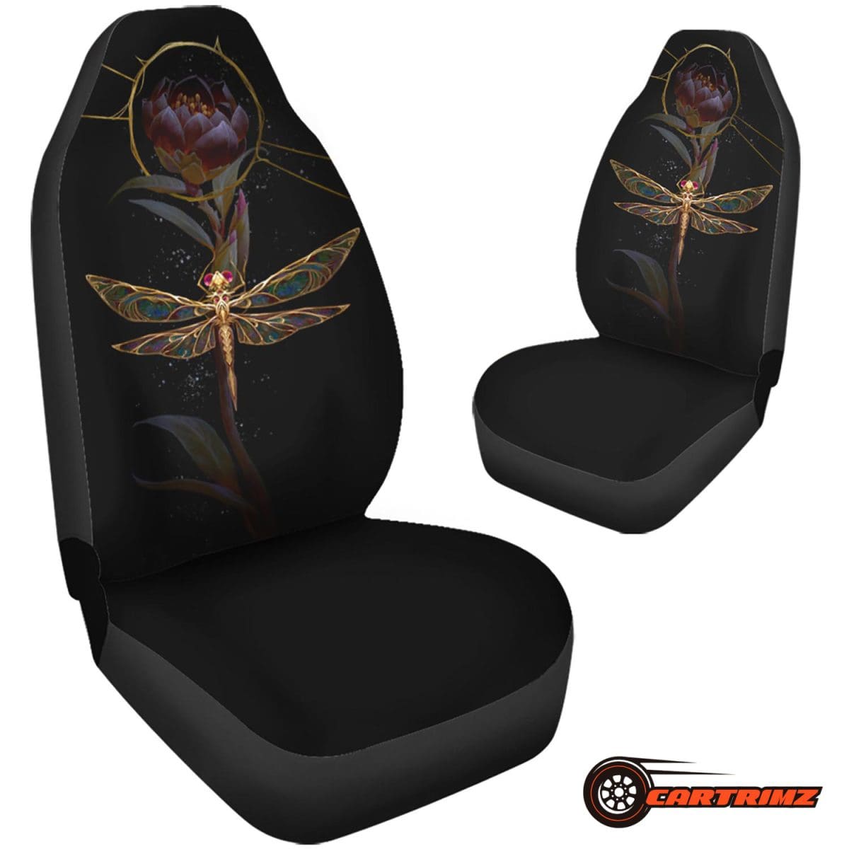 Dragonfly Car Seat Covers Perfect for Nature and Insect Lovers