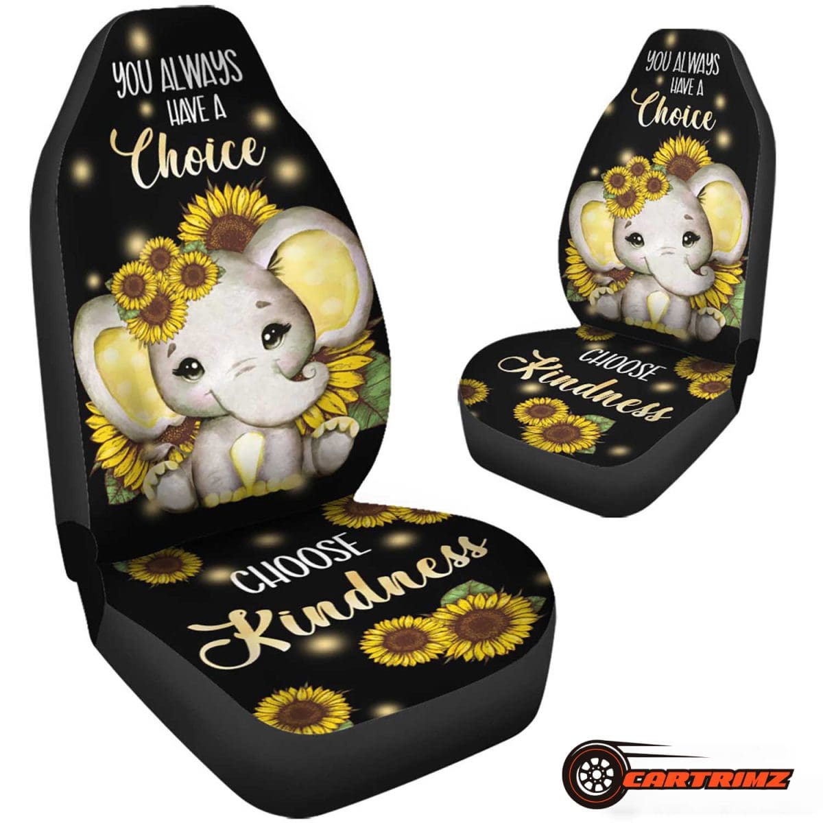 Sunflower Car Seat Covers Beautiful & Durable Car Interior Upgrade