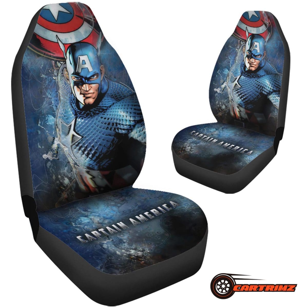 Captain America Car Seat Covers Drive with the Spirit of a Super Soldier