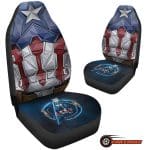 Captain America Car Seat Covers Showcase Your Marvel Pride on Every Drive