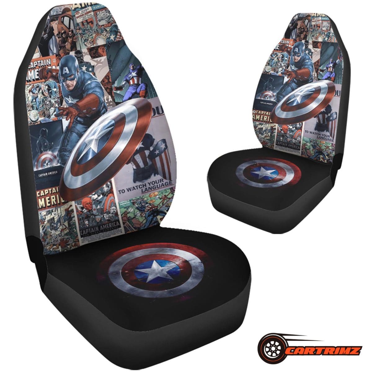 Captain America Car Seat Covers The Perfect Accessory for Marvel Enthusiasts