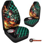 Demon Slayer Car Seat Covers Embrace the Power of the Slayer Corps