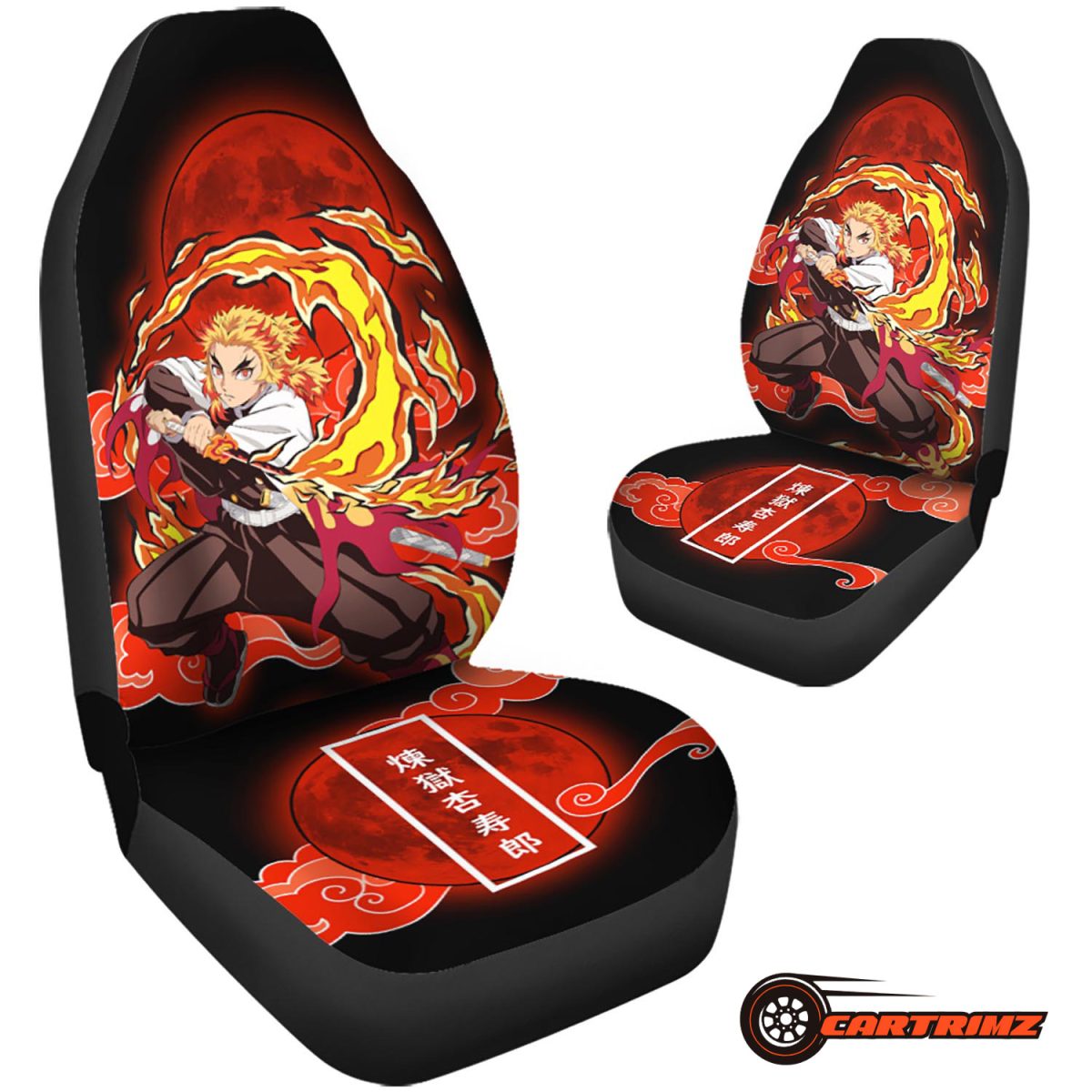 Demon Slayer Car Seat Covers Perfect for Anime Enthusiasts