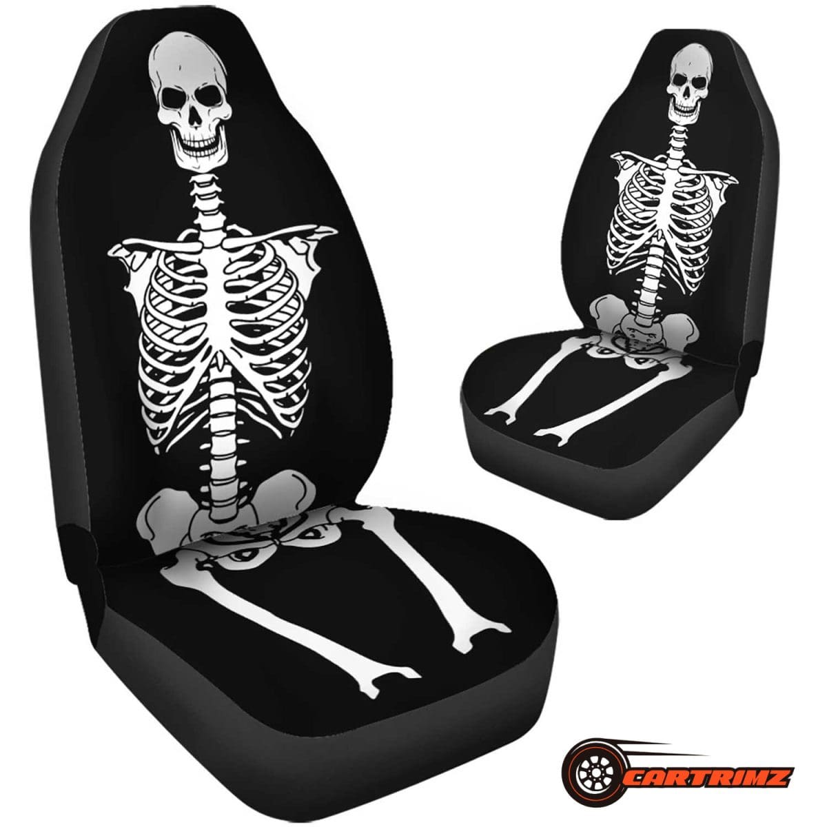 Skull Car Seat Covers Add an Edgy Touch to Your Ride