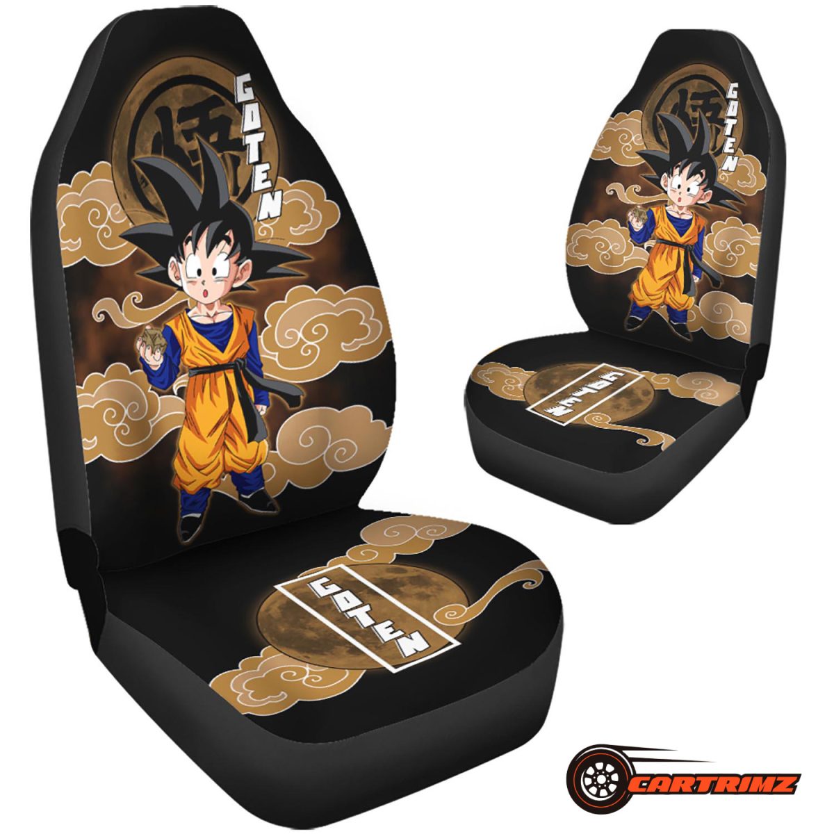 Dragon Ball Car Seat Covers Iconic Anime Art for Your Car