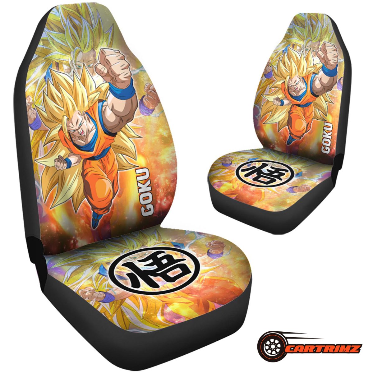 Dragon Ball Car Seat Covers Ultimate Seat Protection for Fans