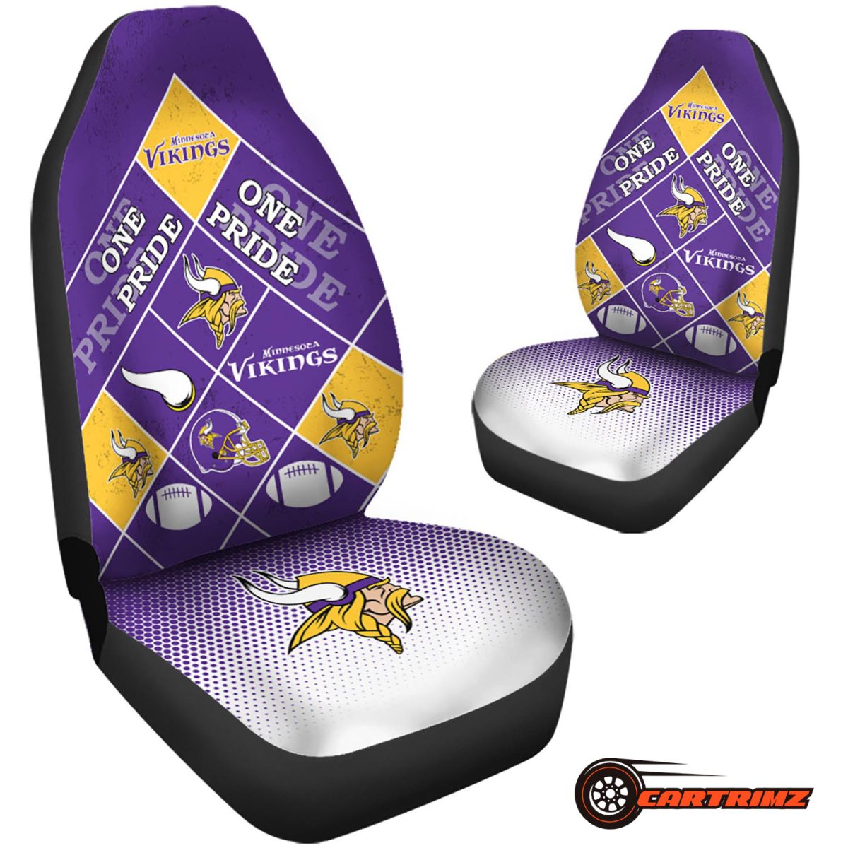 Minnesota Vikings Car Seat Covers Show Your Team Spirit