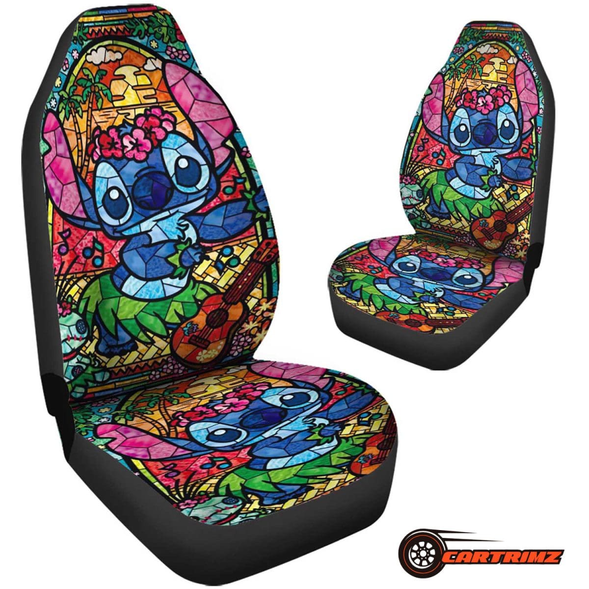 Stitch Car Seat Covers Adorable & Protective Car Accessories