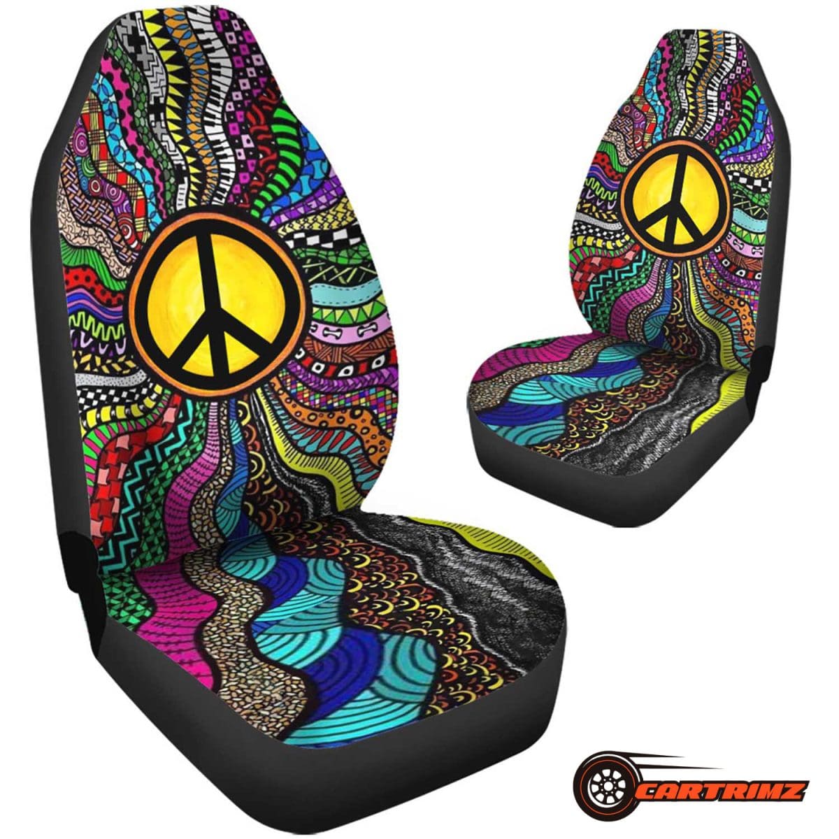 Hippie Car Seat Covers Embrace Boho Vibes & Protection