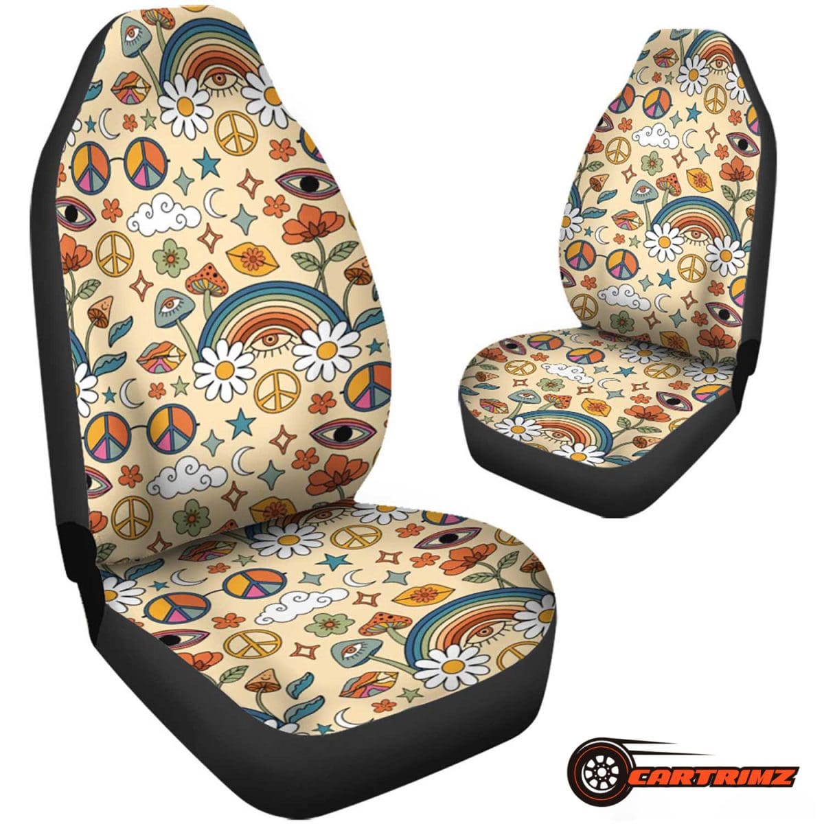 Hippie Car Seat Covers Stylish & Durable Boho Designs