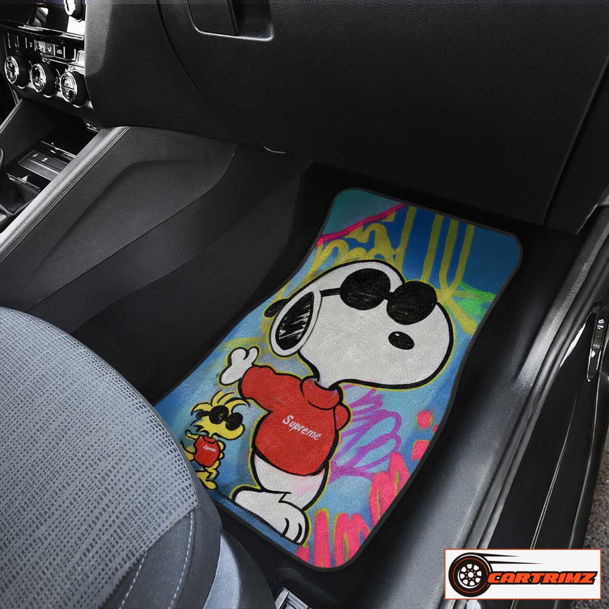 Cartrimz Snoopy & Charlie Brown Seat Car Covers Timeless Peanuts Style for Your