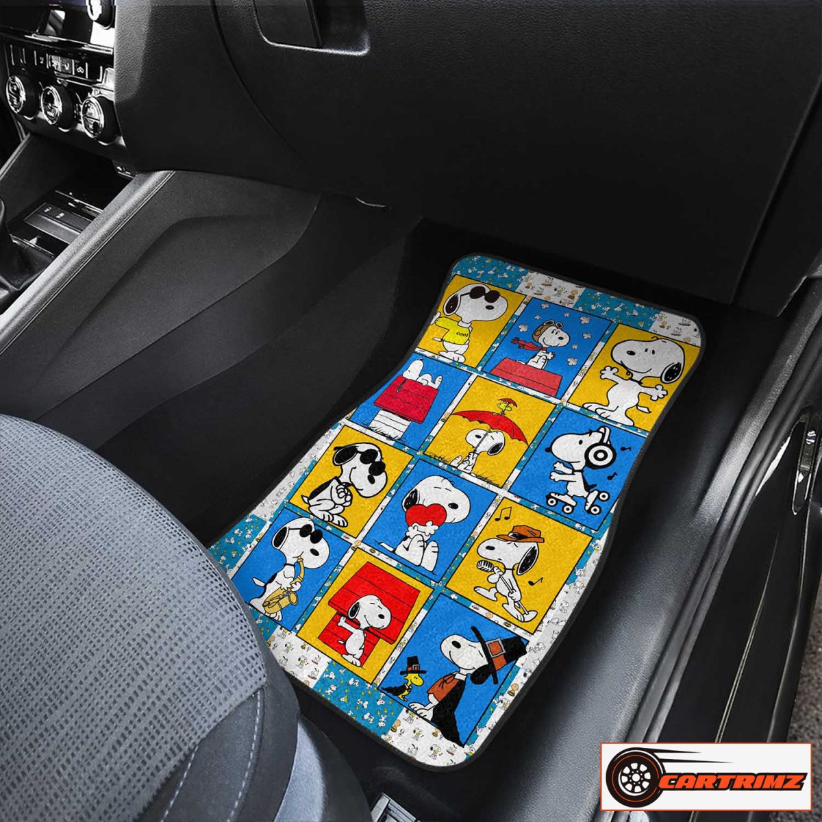 Cartrimz Snoopy & Charlie Brown Car Seat Covers Fun, Stylish, and Nostalgic