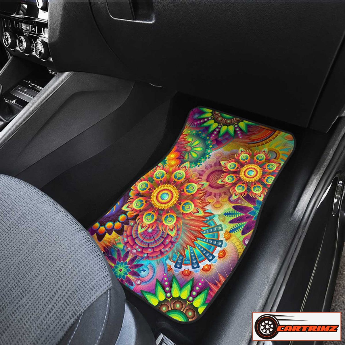 Cartrimz Hippie Car Seat Covers Peace, Love, and Style