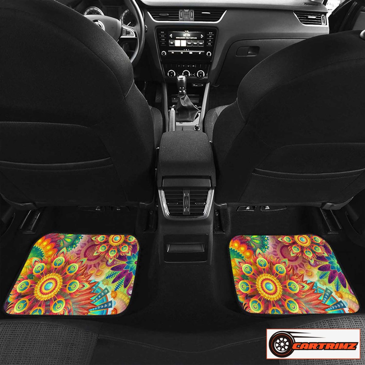 Cartrimz Hippie Car Seat Covers Peace, Love, and Style