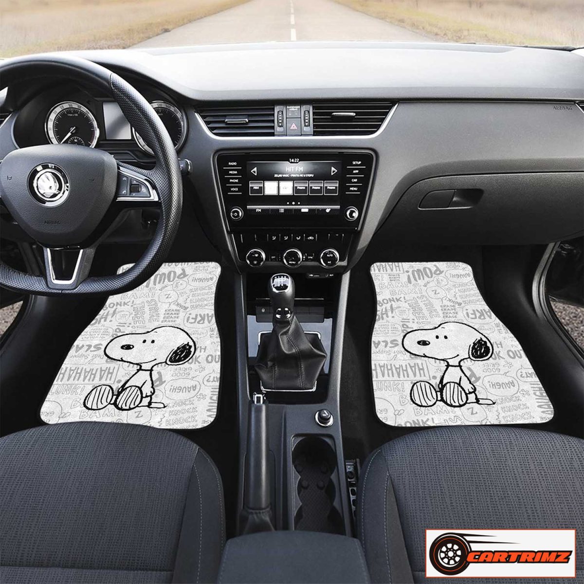 Cartrimz Snoopy & Charlie Brown Car Seat Covers Perfect for Peanuts Fans