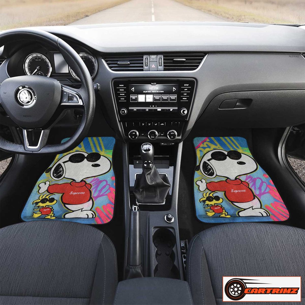 Cartrimz Snoopy & Charlie Brown Seat Car Covers Timeless Peanuts Style for Your