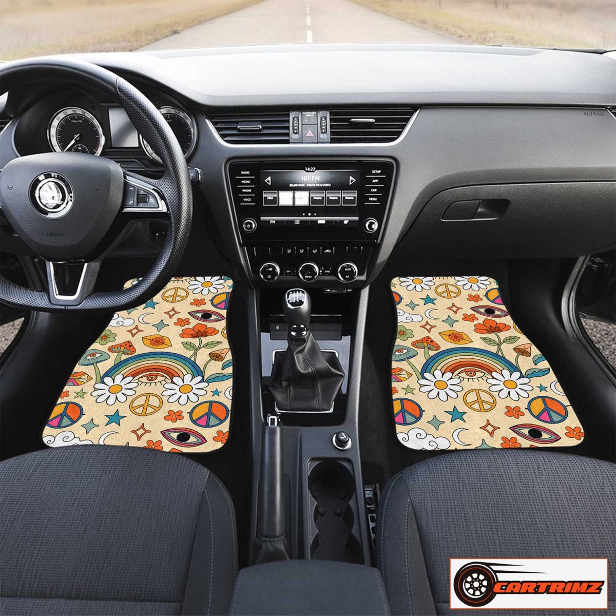 Cartrimz Hippie Car Seat Covers Retro Vibes for Your Ride