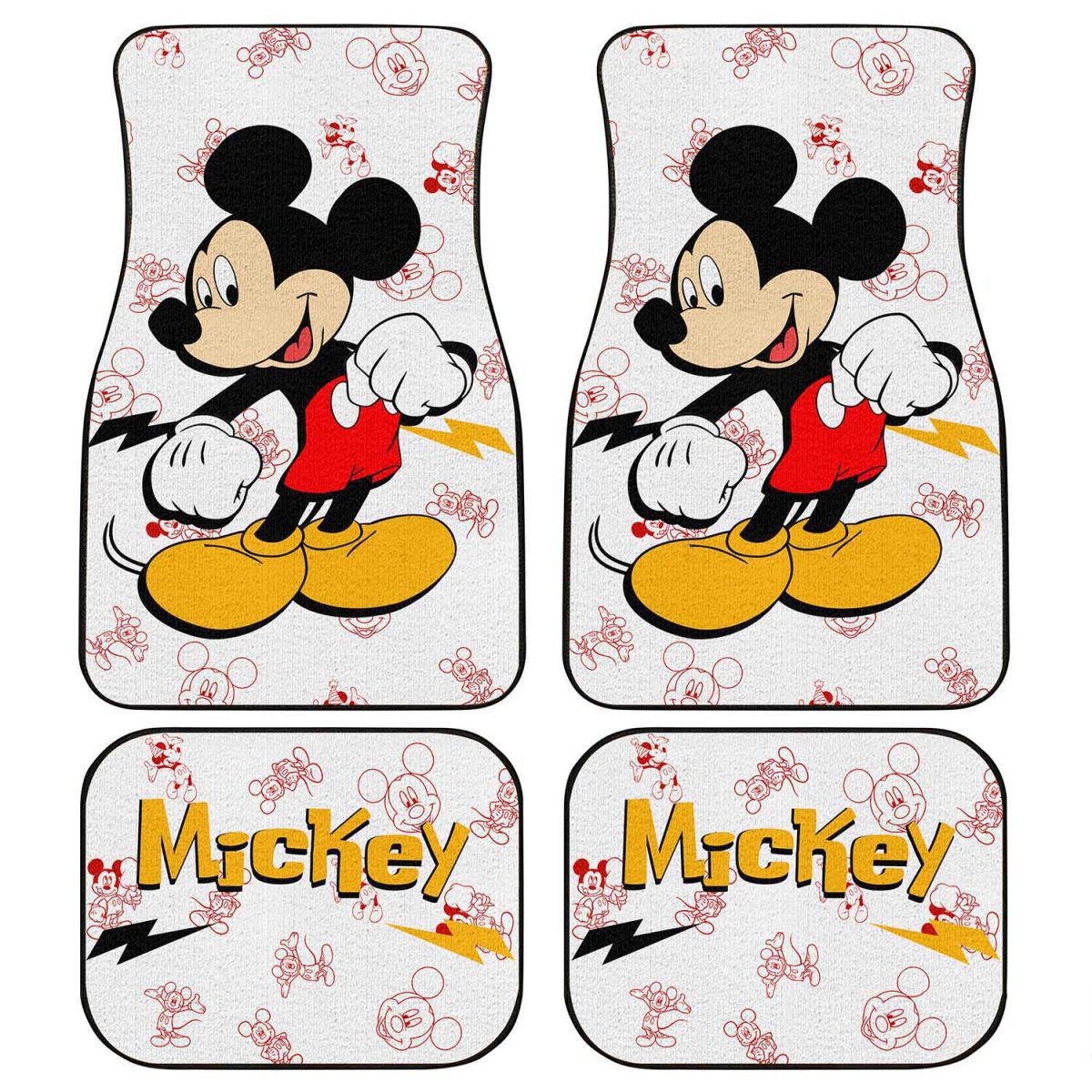 Cartrimz Mickey Car Seat Covers Classic Disney Style for Your Car