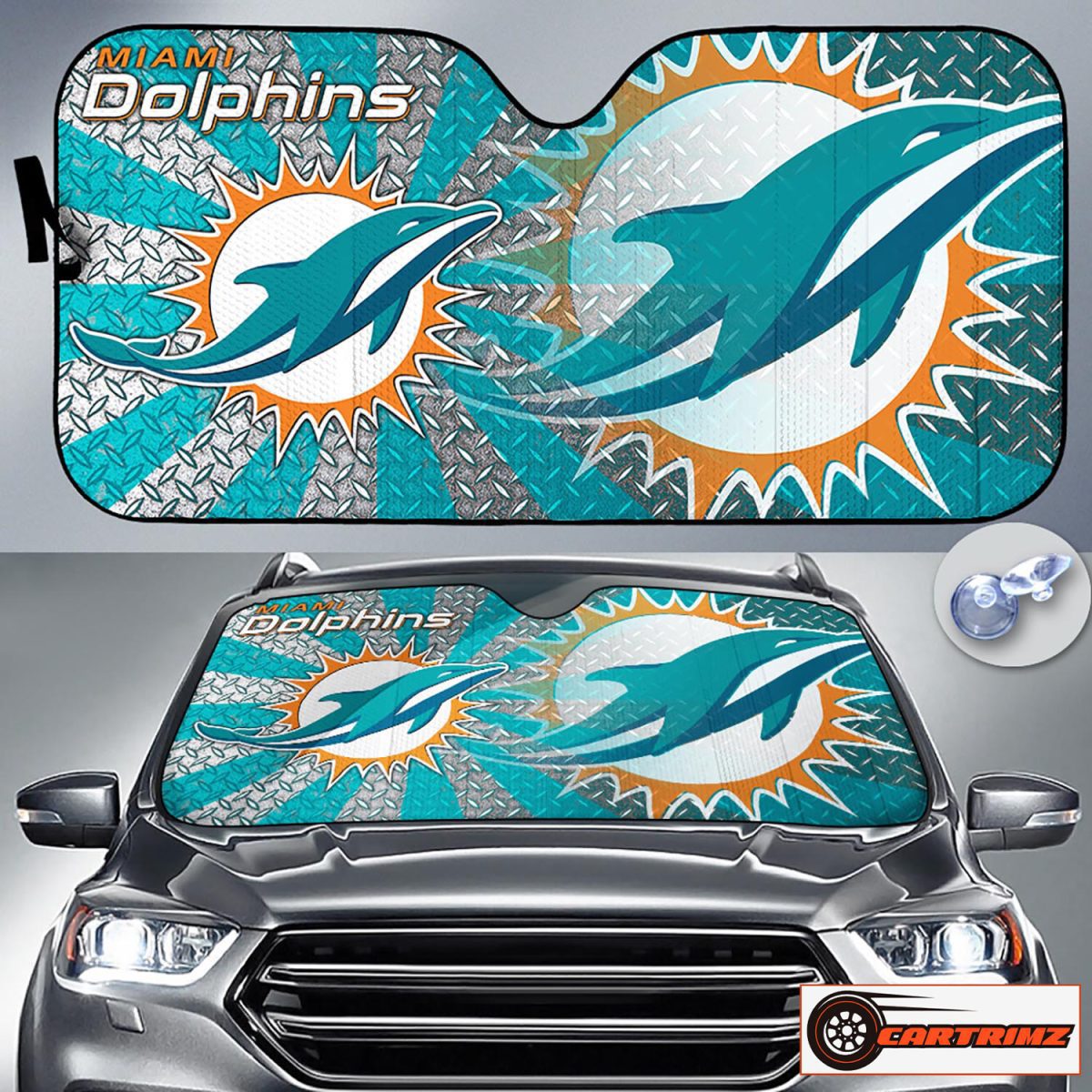 Cartrimz Miami Dolphins Car Seat Covers Perfect for Dolphins Fans