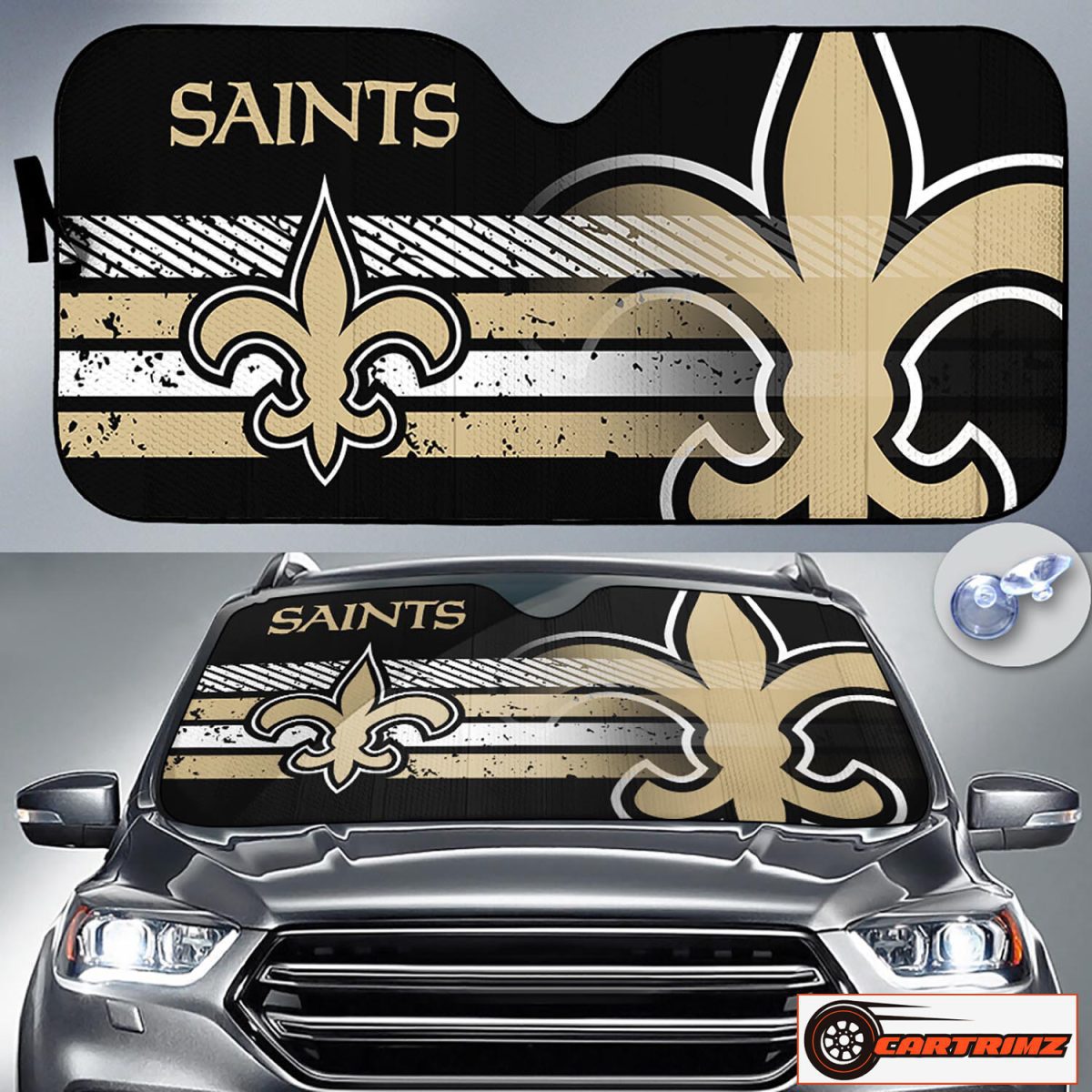 Cartrimz New Orleans Saints Car Seat Covers Perfect for Saints Fans