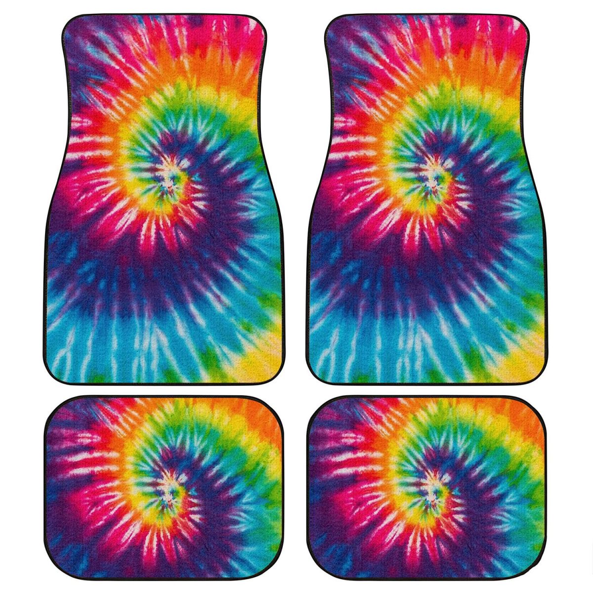 Cartrimz Tie Dye Car Seat Covers Ultimate Comfort with Retro Vibes