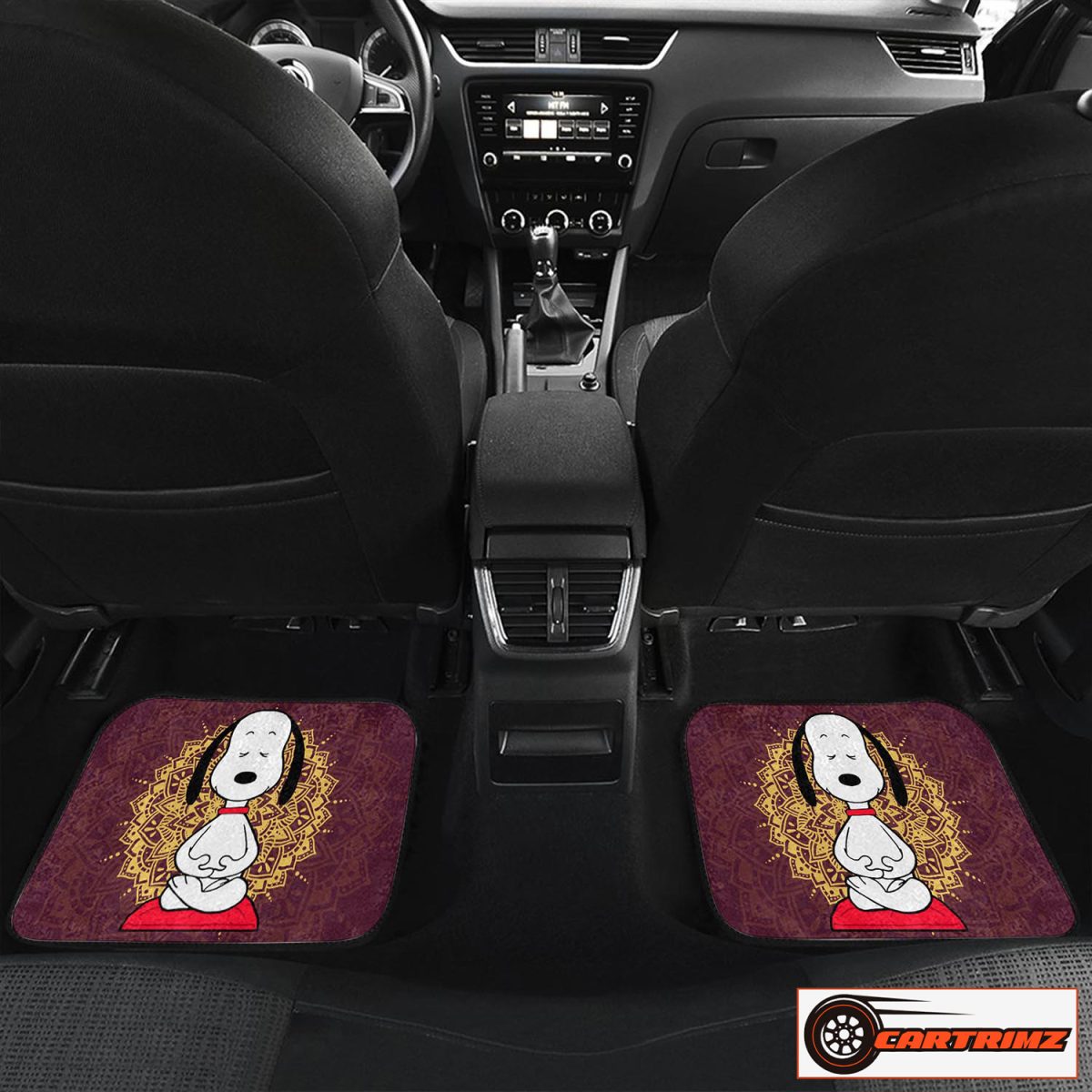 Cartrimz Snoopy & Charlie Brown Car Seat Covers Fun and Nostalgic Design