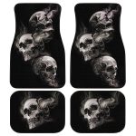 Cartrimz Skull Purple Car Seat Covers Edgy and Durable