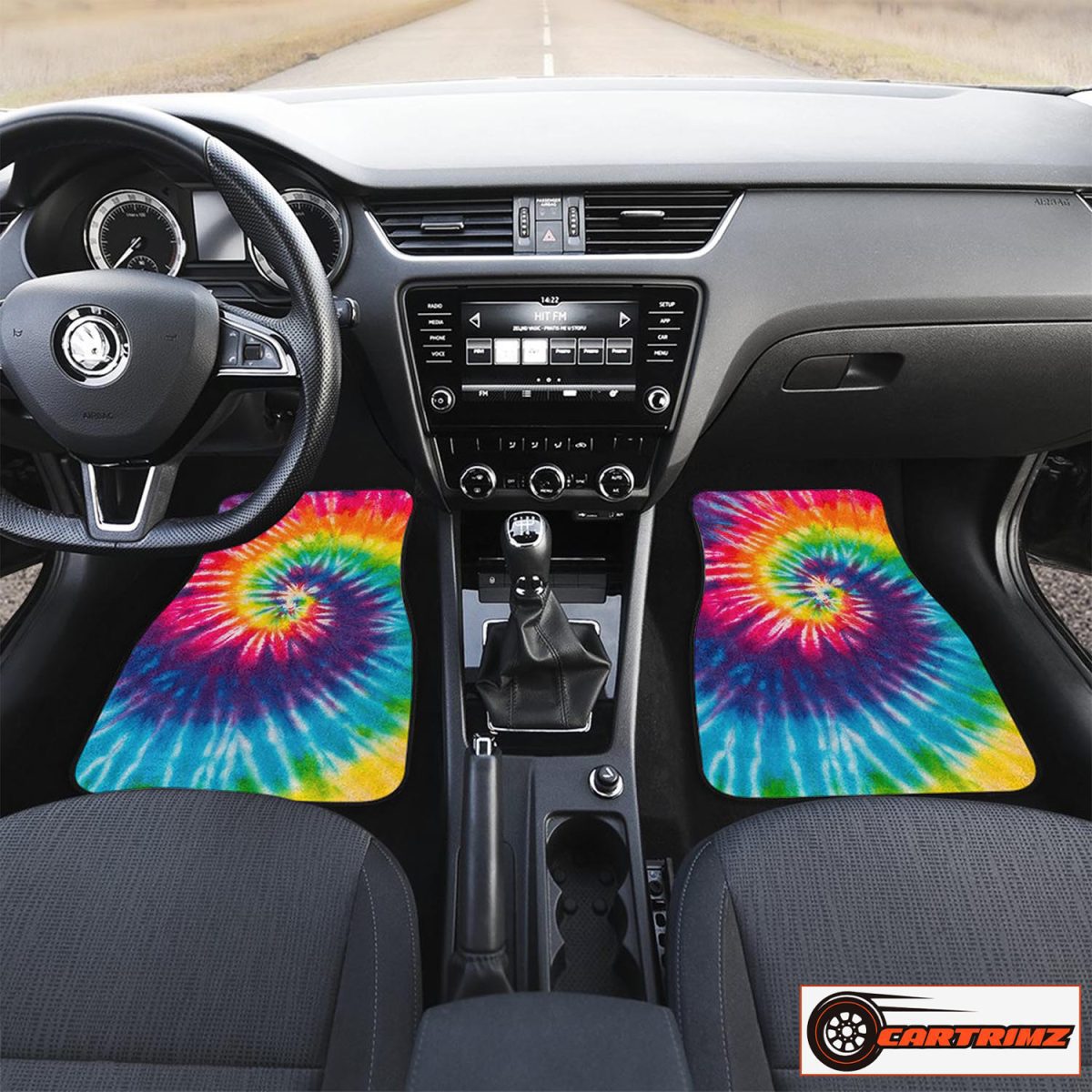 Cartrimz Tie Dye Car Seat Covers Ultimate Comfort with Retro Vibes