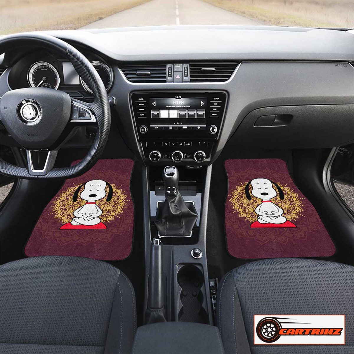 Cartrimz Snoopy & Charlie Brown Car Seat Covers Fun and Nostalgic Design