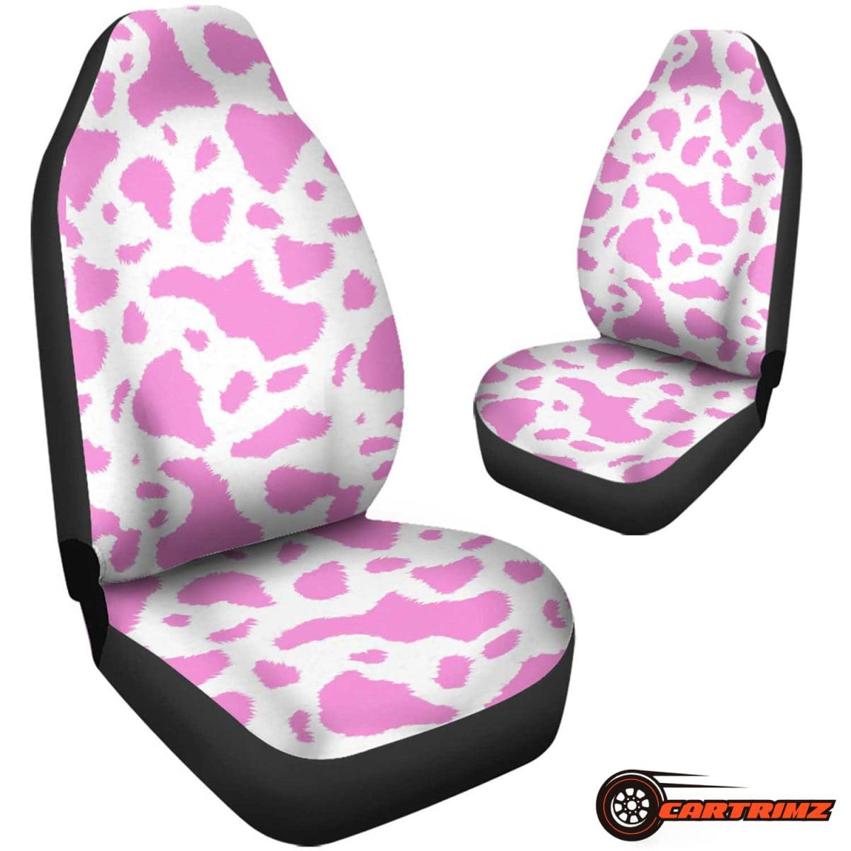 Pink Cow Print Car Seat Covers Fit Most Cars, Trucks & SUVs