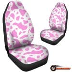 Pink Cow Print Car Seat Covers Fit Most Cars, Trucks & SUVs