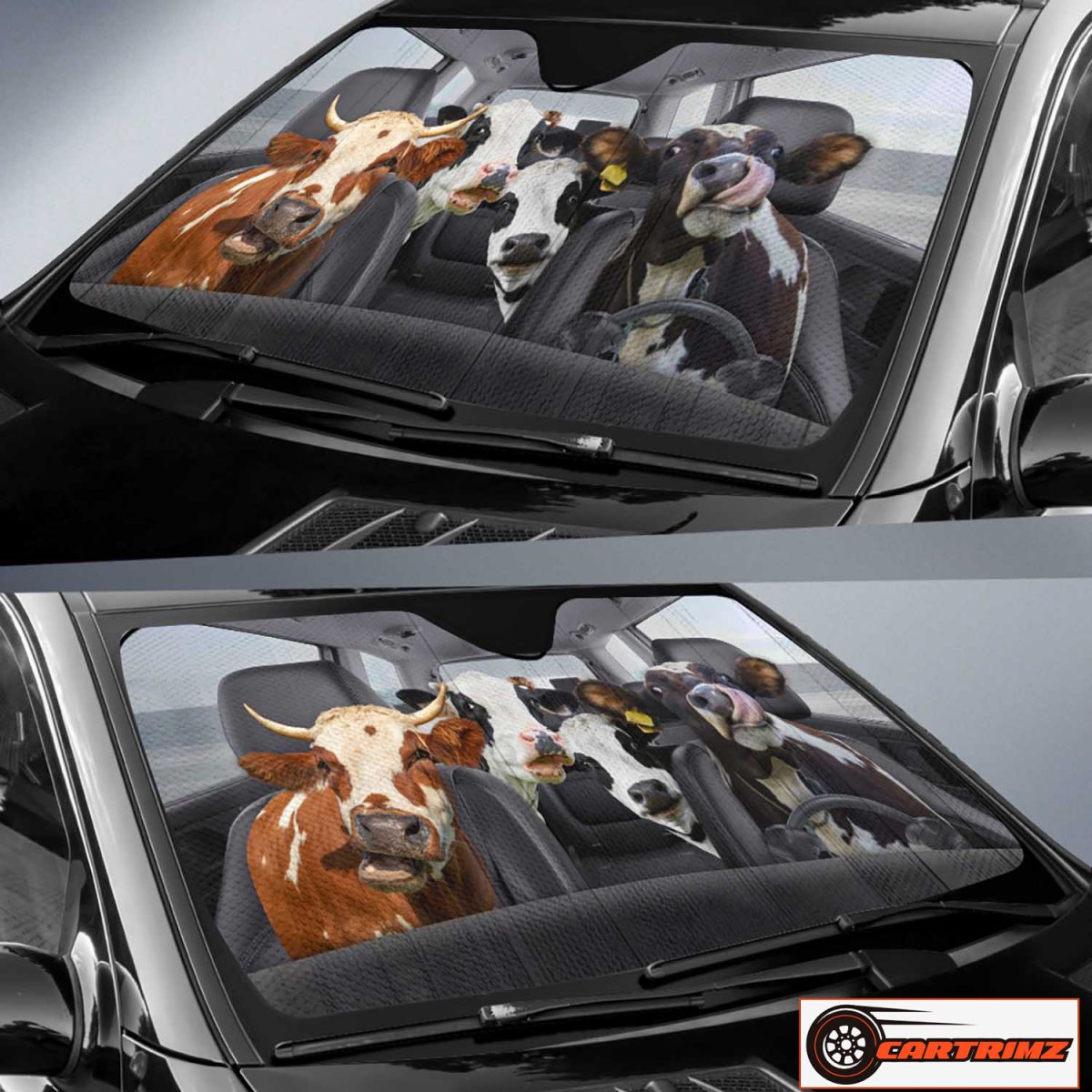 Cartrimz Cow Car Seat Covers Add a Rustic Touch to Your Ride