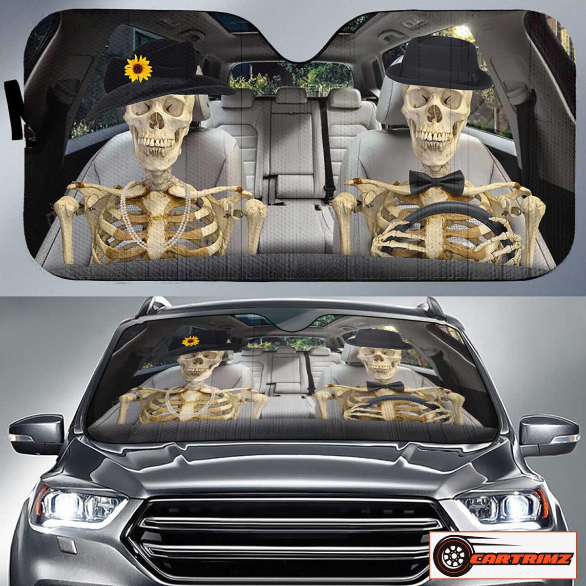 Cartrimz Skull Car Seat Covers Perfect for a Unique Look