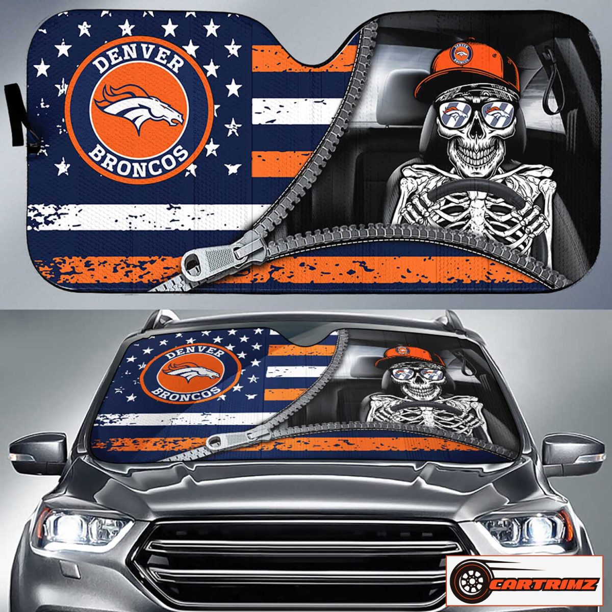 Cartrimz Denver Broncos Car Seat Covers Show Your Broncos Spirit