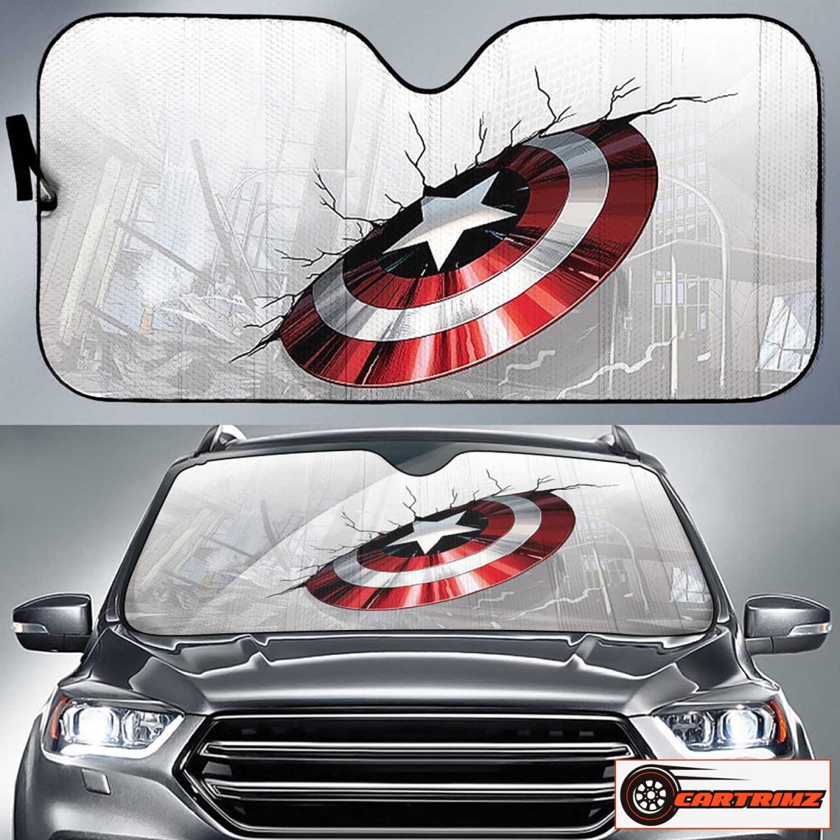 Cartrimz Captain America Car Seat Covers Stylish & Durable for Fans