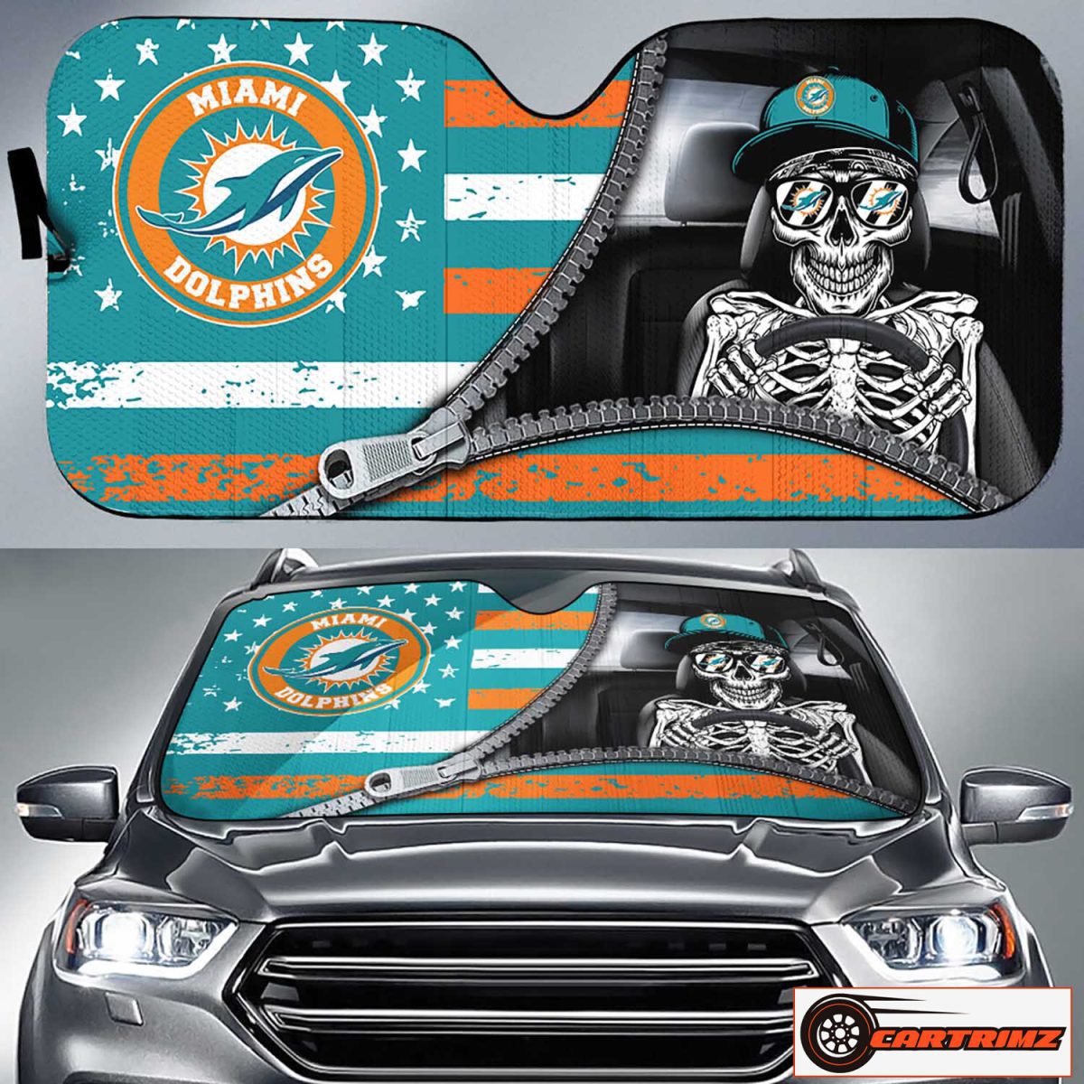 Cartrimz Miami Dolphins Car Seat Covers Show Your Team Spirit