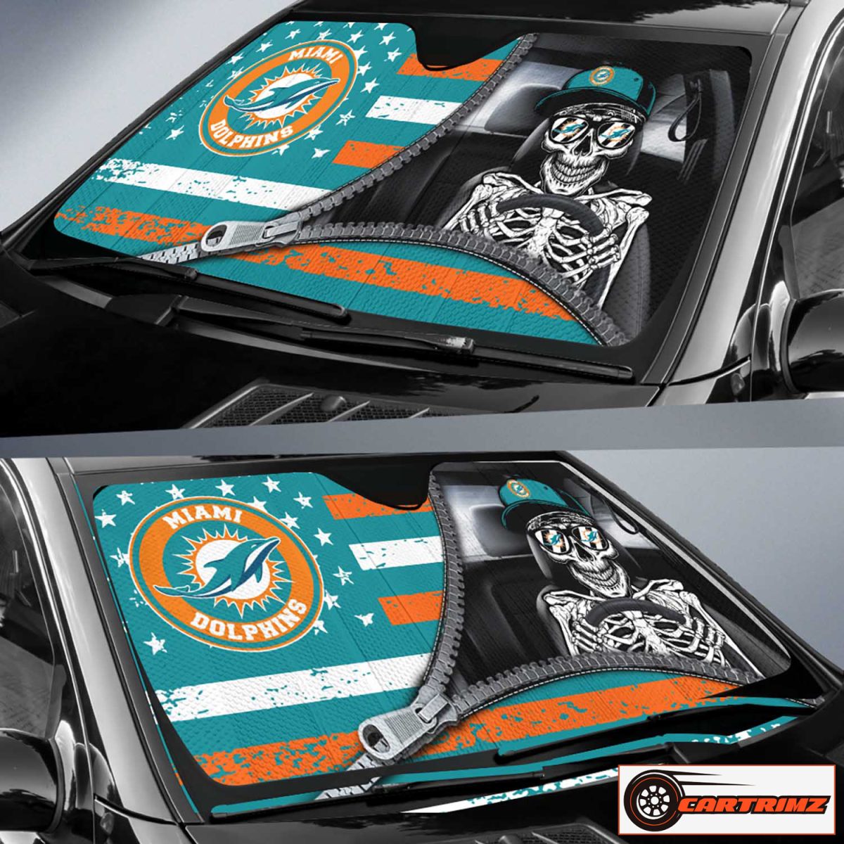 Cartrimz Miami Dolphins Car Seat Covers Show Your Team Spirit